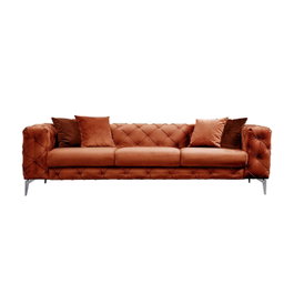 Atelier Del Sofa Como - Sofá de 3 Plazas Naranja